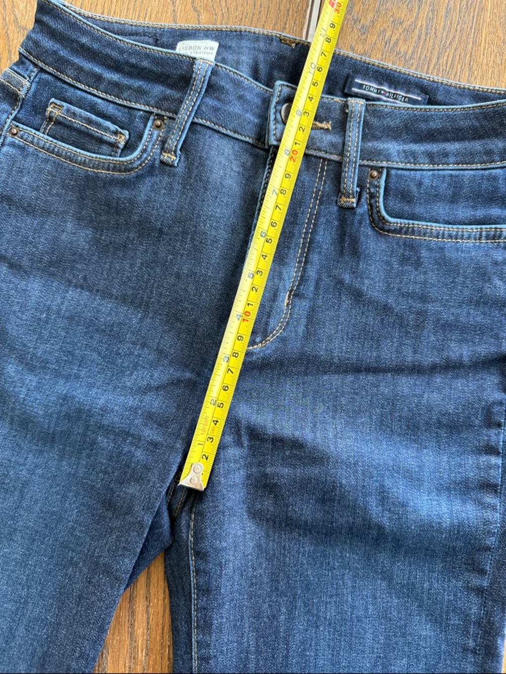 Tommy Hilfiger Denim Jeans Lisbon HW Slim Straight | Size 26/32 Skinny Straight - Picture 10 of 11